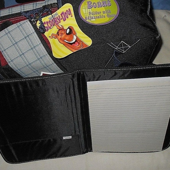 Vintage 3 Piece Set Backpack, Binder, Pencil Case - Picture 4 of 8